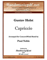 Capriccio Concert Band sheet music cover